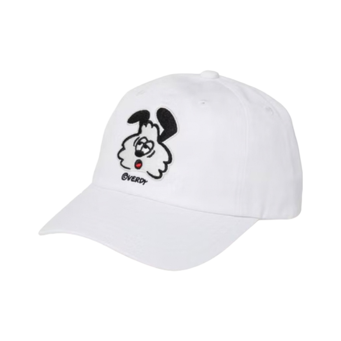 휴먼 메이드 x 베르디 빅 6-패널 캡 화이트(Human Made x Verdy Vick 6-Panel Twill Cap White)