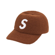 Supreme Boiled Wool S Logo 6-Panel Brown - 22FW