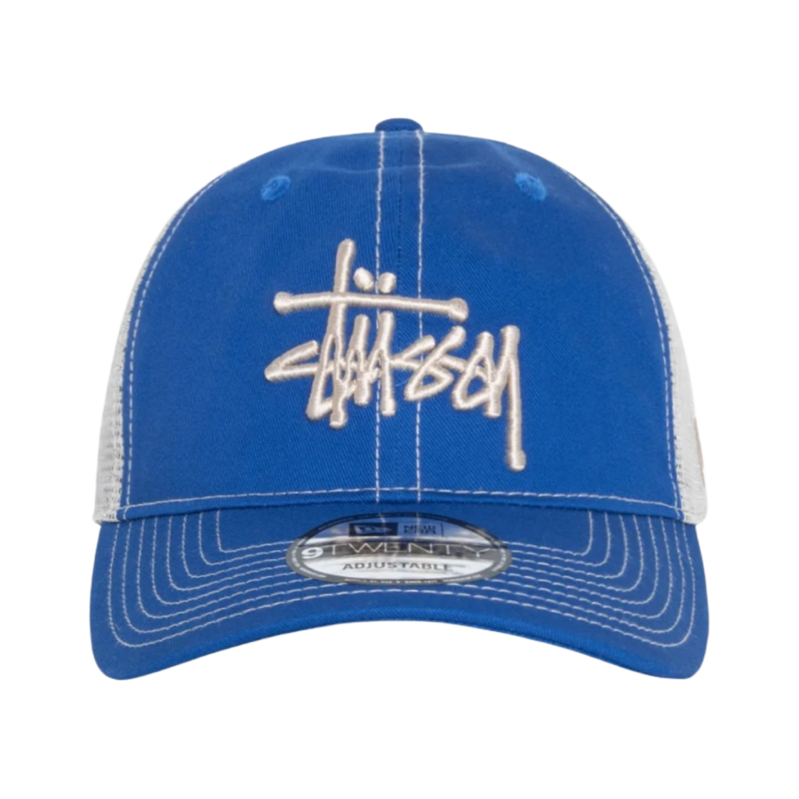 스투시 뉴에라 9Twenty 베이직 트러커 브라이트 로얄(Stussy New Era 9twenty Basic Trucker Bright Royal)