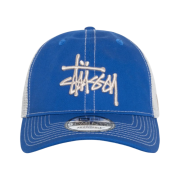 Stussy New Era 9twenty Basic Trucker Bright Royal