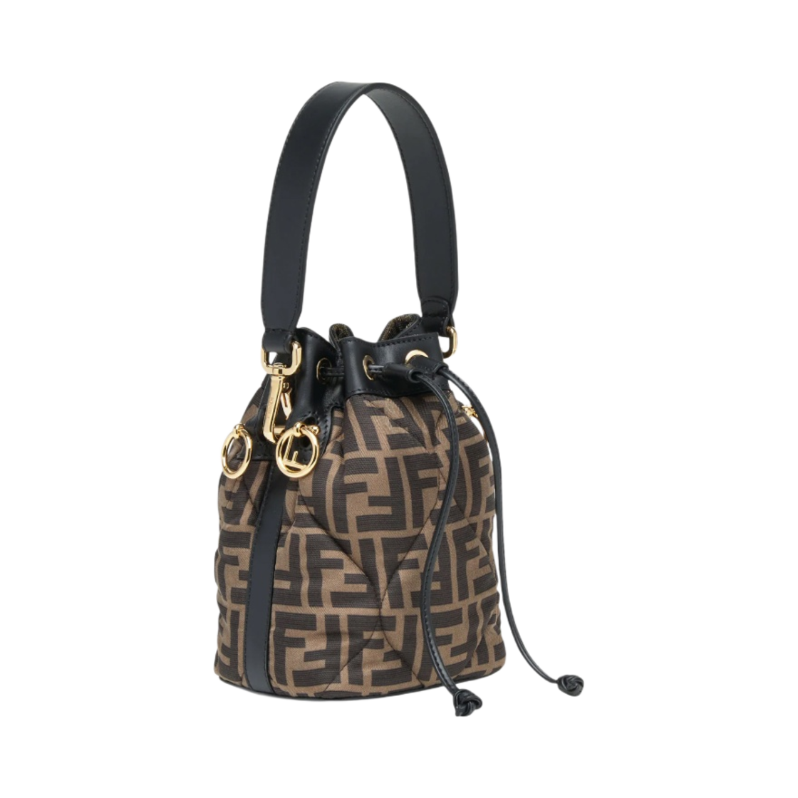 펜디 몬트레조 퀼트 FF 실크 미니백 멀티컬러(Fendi Mon Tresor Quilted FF Silk Mini Bag Multicolor) - 2