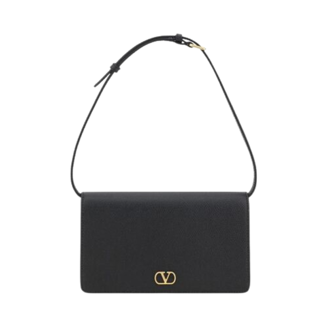 P0AK8SNP0NO Valentino Vlogo Signature Shoulder Bag Black