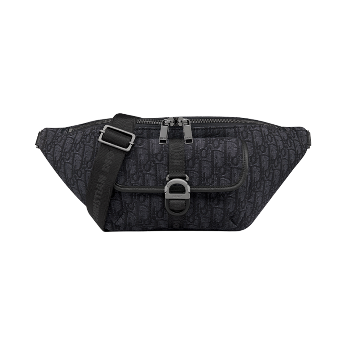 1EIBO071YKY-H03E Dior 8 Belt Bag Dior Oblique Jacquard Black