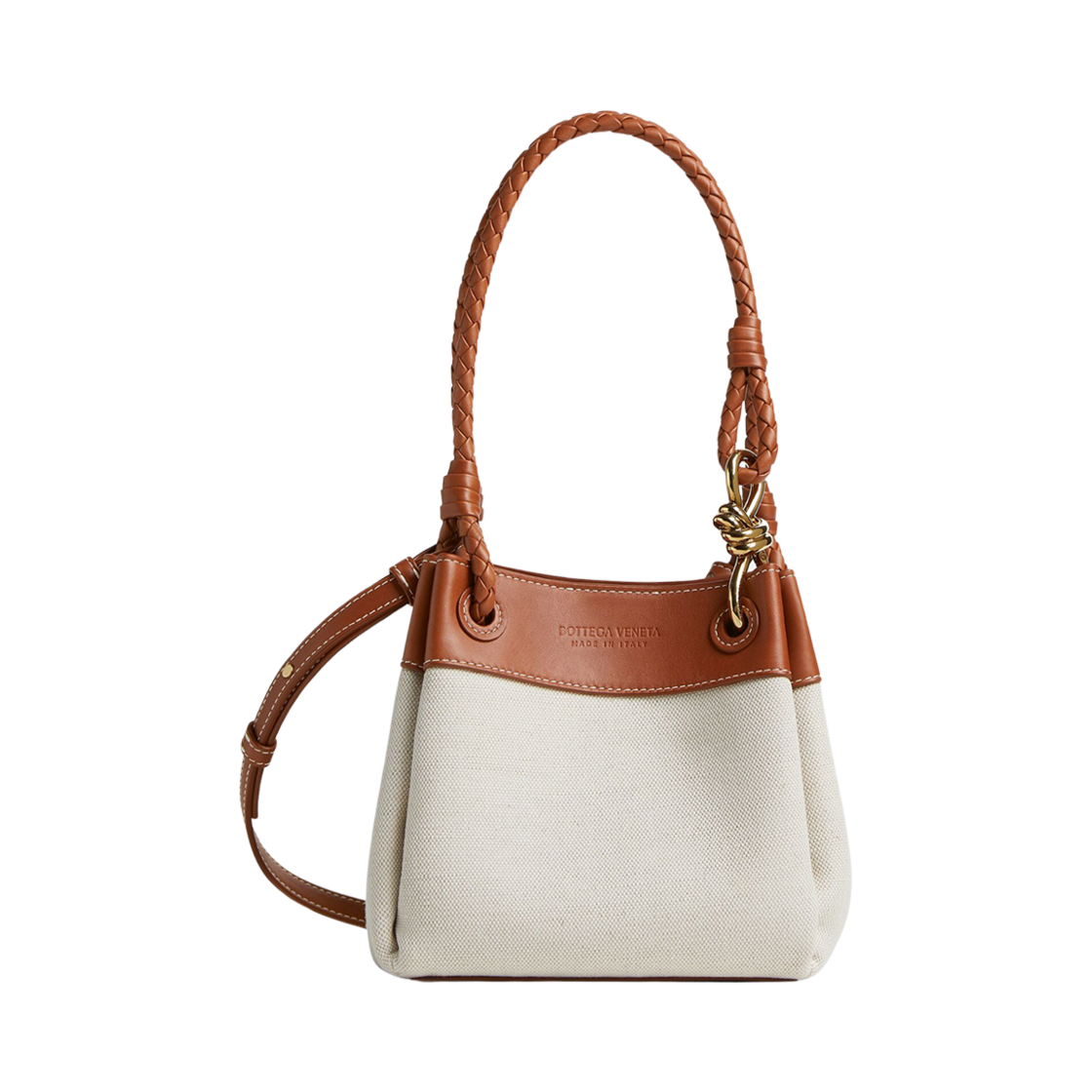 826220VMAXN9837 Bottega Veneta Small Parachute Natural Lightwood