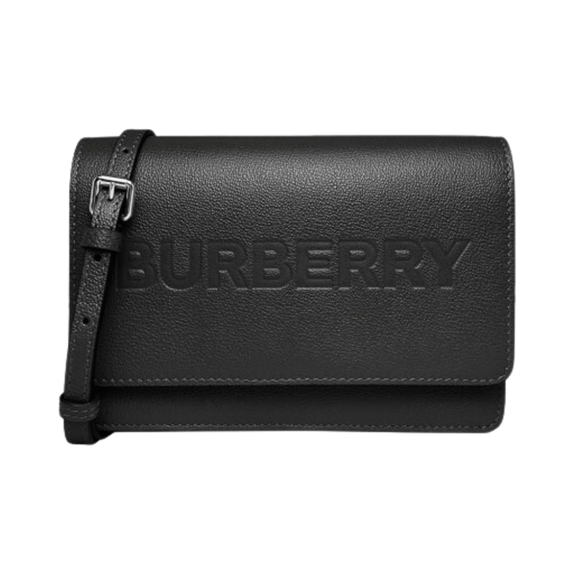 8061359 Burberry Logo Hampshire Crossbody Bag Black