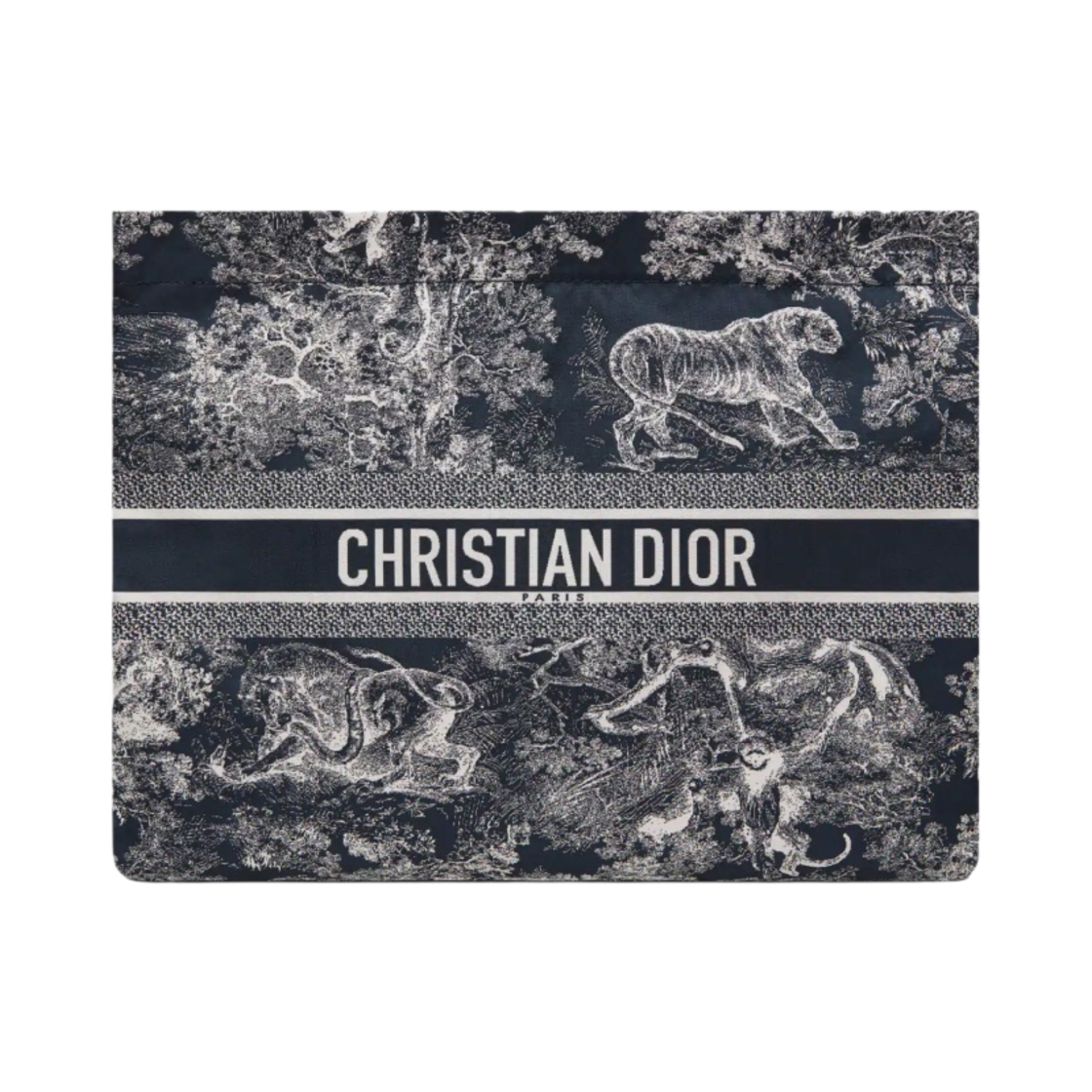 디올 트왈 드 주이 리버스 테크니컬 패브릭 트래블 지퍼 파우치 블루(Dior Toile de Jouy Reverse Technical Fabric Travel Zipped Pouch Blue)