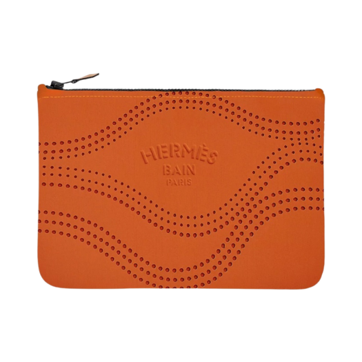 Hermes Medium Neobain Waves Case Water-Repellent & Potiron