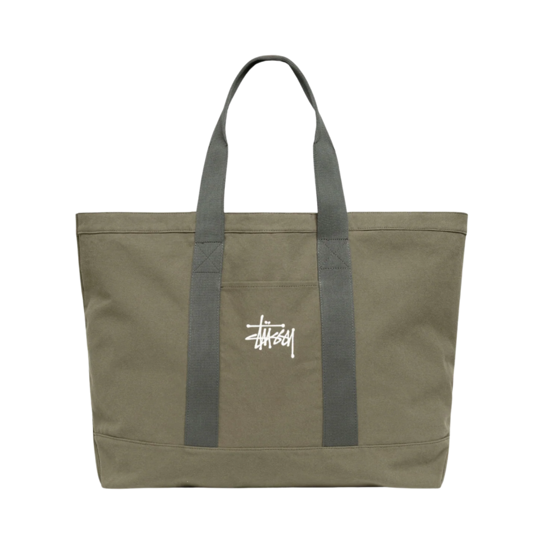 스투시 캔버스 엑스트라 라지 토트백 그린(Stussy Canvas Extra Large Tote Bag Green)