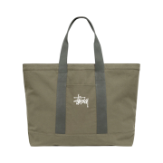 Stussy Canvas Extra Large Tote Bag Green