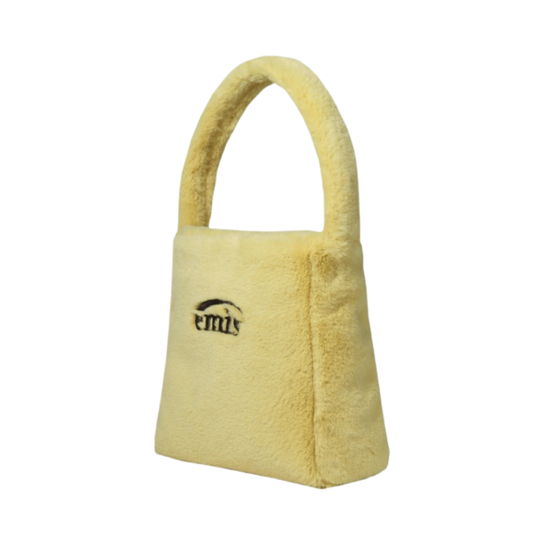 이미스 뉴 로고 퍼 백 라이트 옐로우(Emis New Logo Fur Bag Light Yellow) - 2