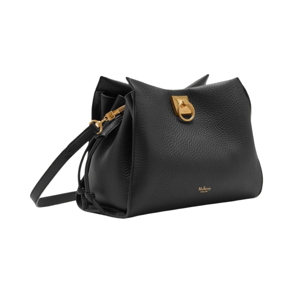 멀버리 헤비 그레인 스몰 아이리스 블랙 미드나잇(Mulberry Heavy Grain Small Iris Black Midnight) - 2