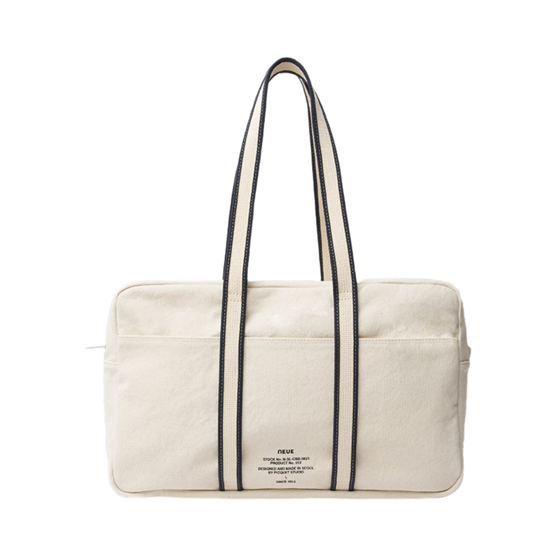 노이에 캔버스 보스턴백 네이비(Neue Canvas Boston Bag Navy)