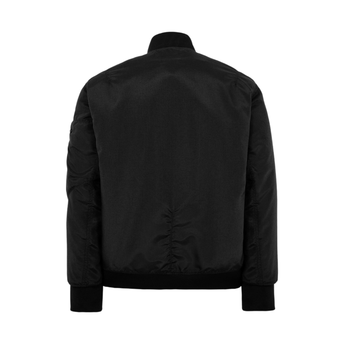 751940706-V2029 Stone Island Shadow Project 40706 Hollowcore Poly Light Garment Dyed Bomber Jacket Black - 21FW - #2