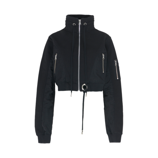 24fw20 Surgery Dekki Combat Crop Sweat Jacket Black