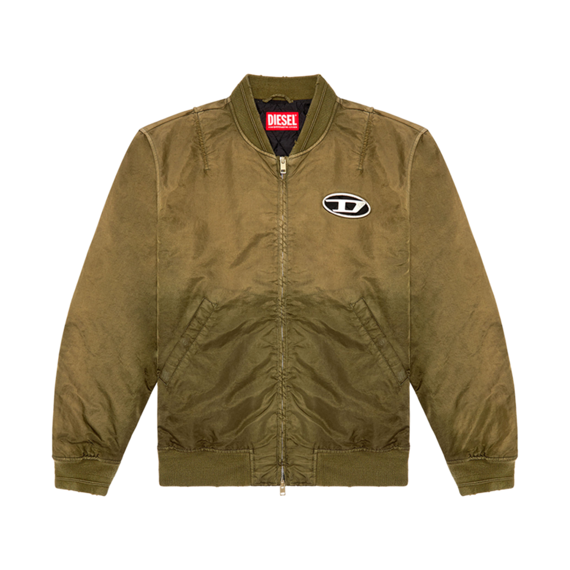 디젤 J-케프스 디그레이드 패디드 볼링 자켓 밀리터리 그린(Diesel J-Kepes Degrade Padded Bomber Jacket Military Green)