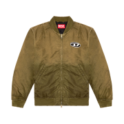 Diesel J-Kepes Degrade Padded Bomber Jacket Military Green