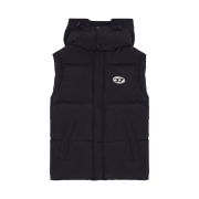 Diesel Nylon Puffer Vest Black
