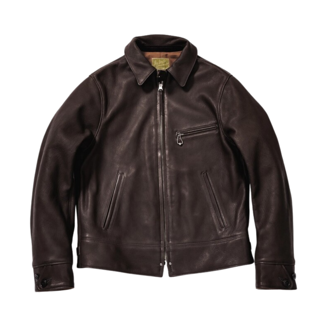 MJ22014 The Real McCoy's 30s Freeman Deerskin Leather Sports Jacket Brown