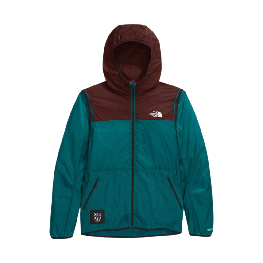 NP02501UC The North Face x Undercover Soukuu Trail Run Wind Jacket Bitter Chocolate Atlantic Deep Blue