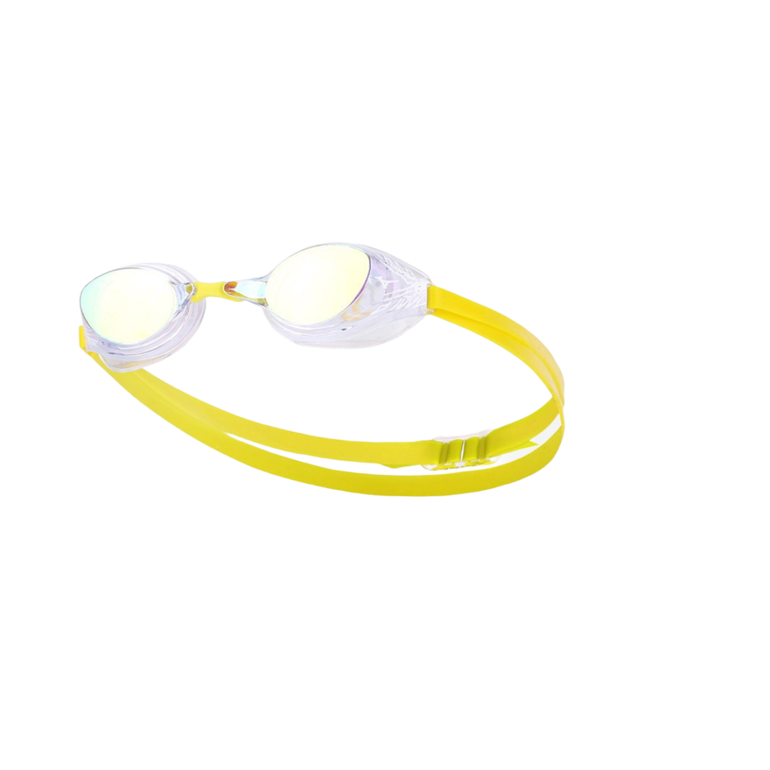 N3XEA09107 Mizuno Accel Eye Limited Mirrored Swim Goggles Clear Yellow