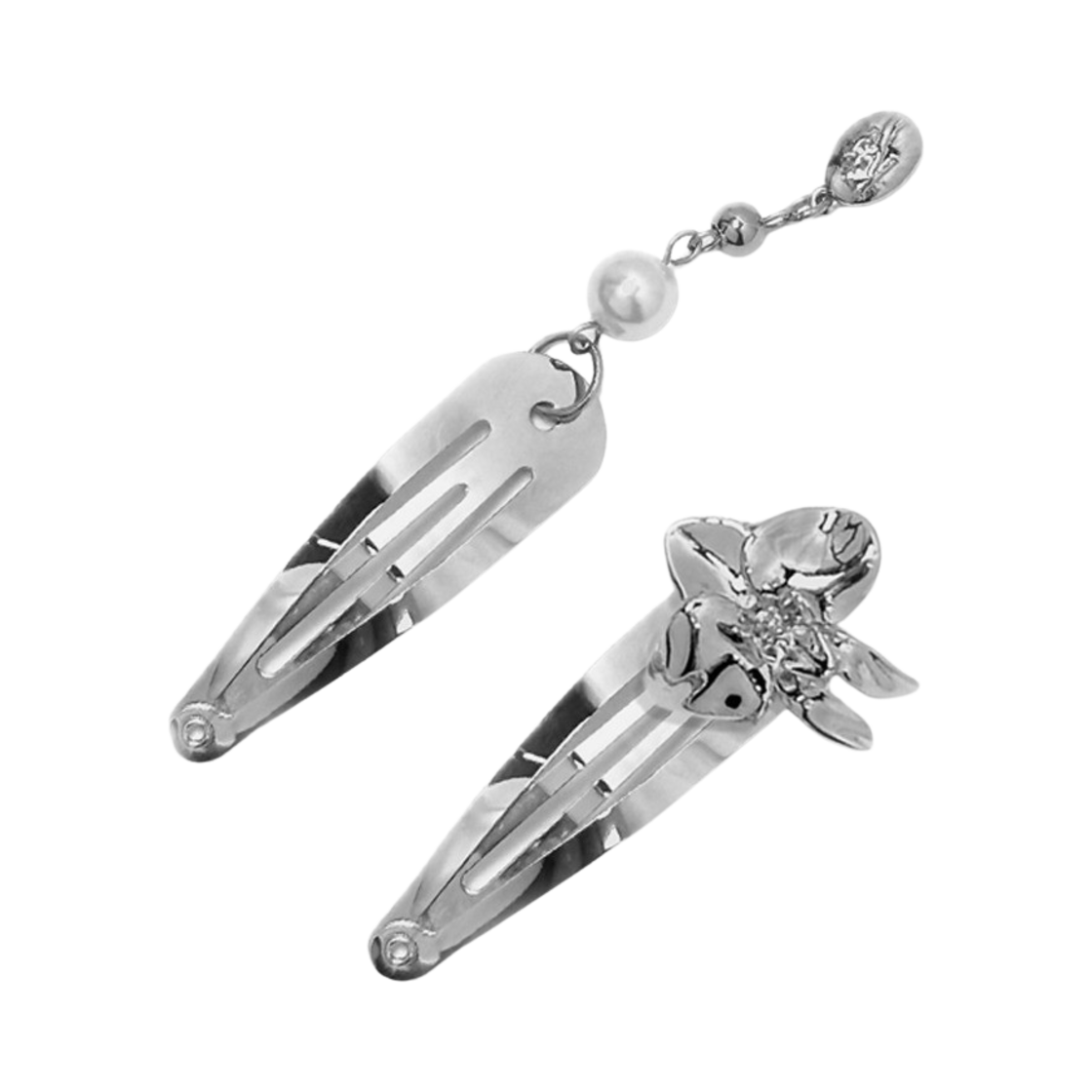 24HS43SVOS [KREAM 단독] Kashiko x SENTIMENTS Orchid HairPin & Pearl Hairpin Set