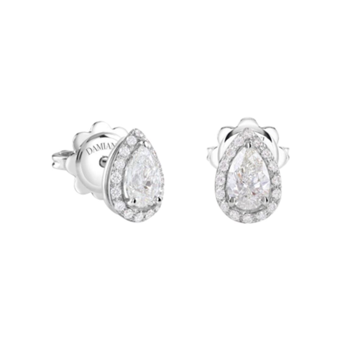 20091130 Damiani Minou Diamonds Earrings White Gold