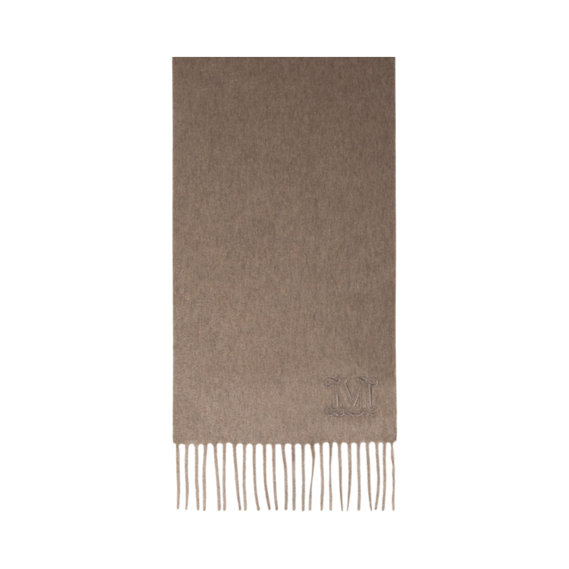 WSDALIA-012 (W) Max Mara Wsdalia Cashmere Stole with Embroidery Brown