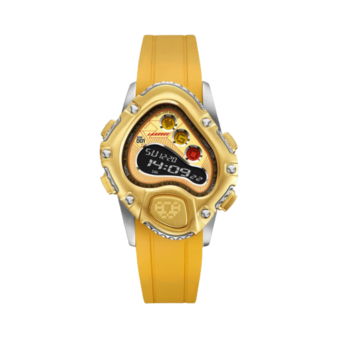 라르비 SGK001R 브러쉬드 골든 베젤 골든 다이얼(Laarvee SGK001R Brushed Golden Bezel Golden Dial)