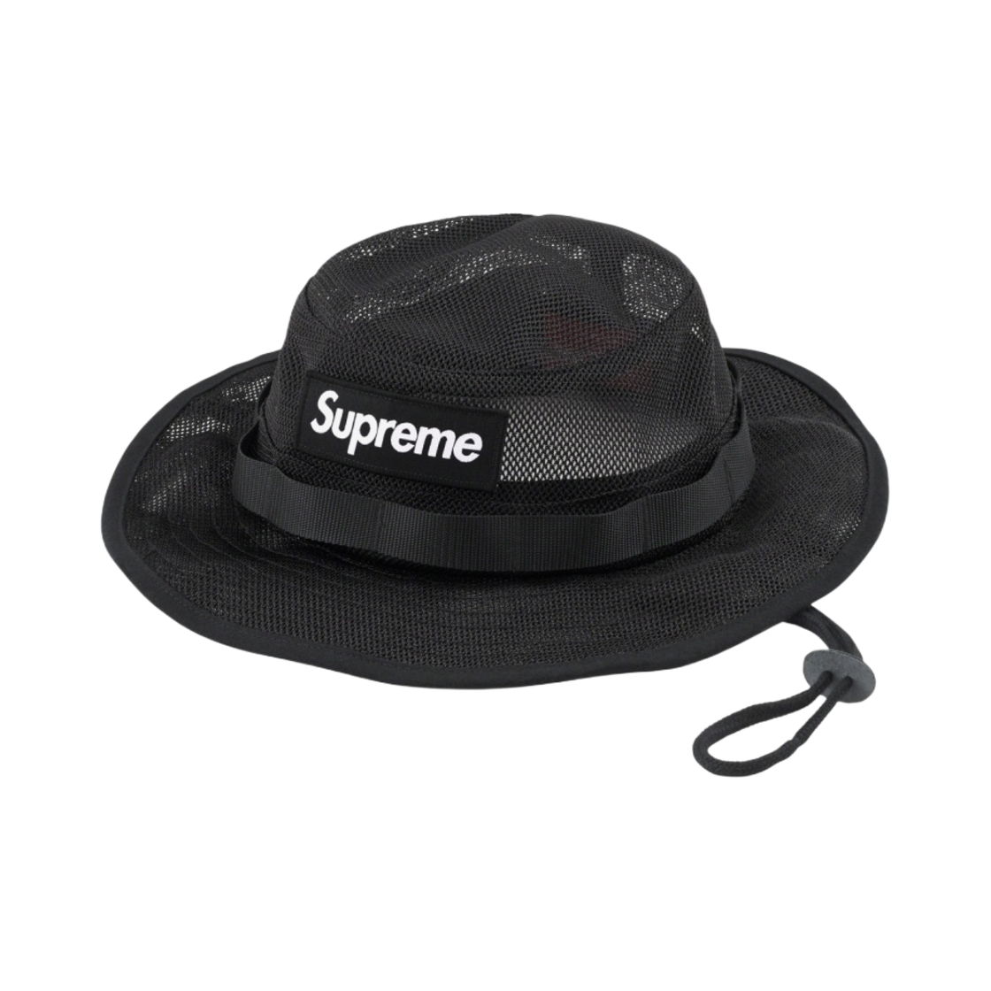 슈프림 메쉬 코듀라 부니 블랙 - 23SS(Supreme Mesh Cordura Boonie Black - 23SS)