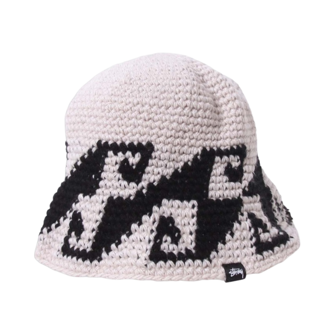스투시 웨이브 니트 버킷햇 본