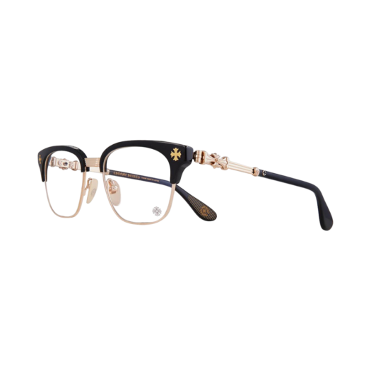 BONENNOISSEUR2-BK-GP Chrome Hearts Bonennoisseur II Black Gold Plated