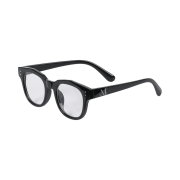 MUCNET Signature Logo Point Glasses B Type Black