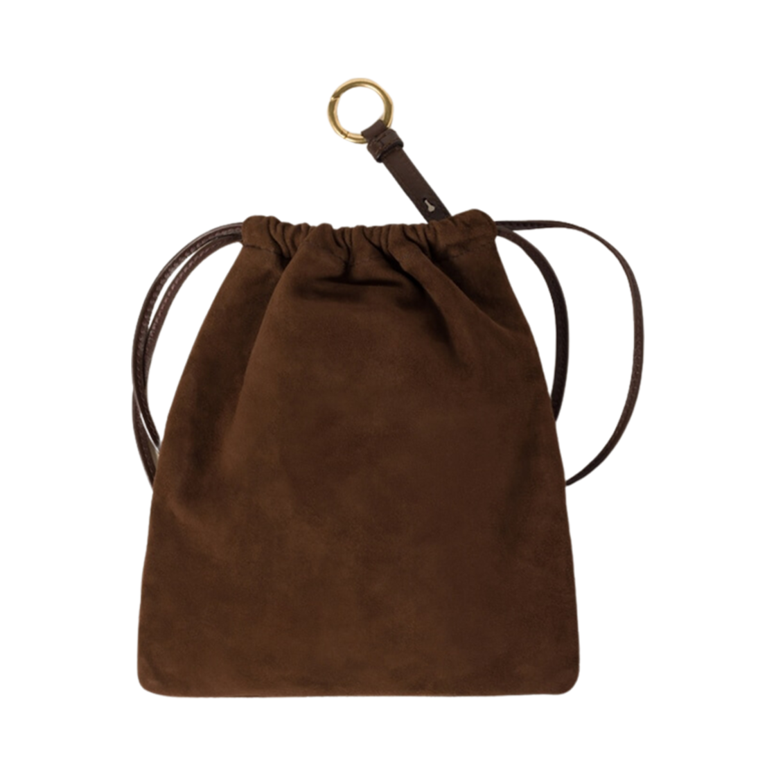 미우 미우 스웨이드 파우치 코코아 브라운(Miu Miu Suede Pouch Cocoa Brown) - 2
