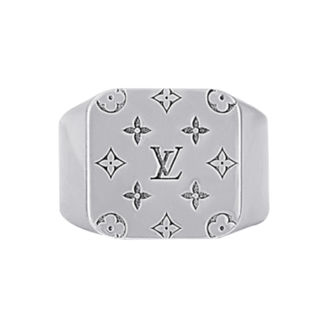 루이비통 LV 모자이크 시그넷 링 그레이(Louis Vuitton LV Mosaic Signet Ring Gray) - 1