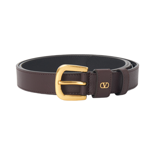 Valentino Vlogo Signature Belt Wine