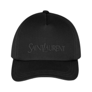 Saint Laurent Gabardine Cap Black