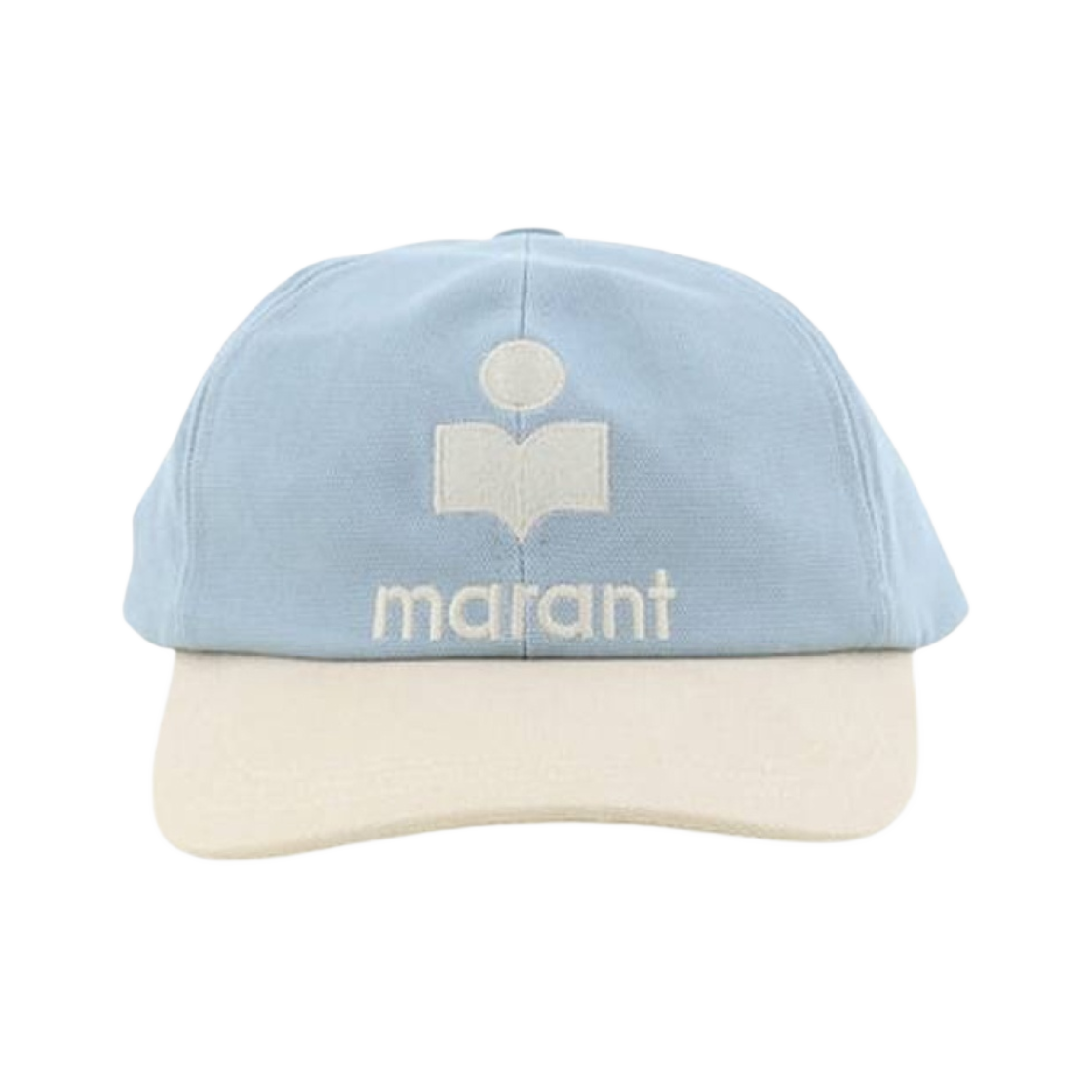 (W) 이자벨 마랑 타이론 로고 캡 에크루 아쿠아 - 23SS((W) Isabel Marant Tyron Logo Cap Ecru Aqua - 23SS)