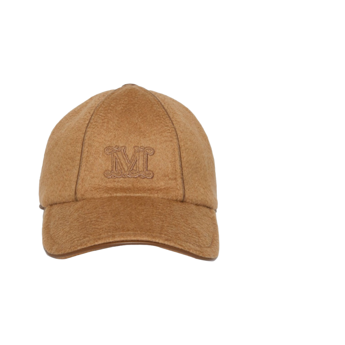 (W) 막스마라 넬라 캐시미어 베이스볼 캡 카멜((W) Max Mara Nella Cashmere Baseball Cap Camel) - 1