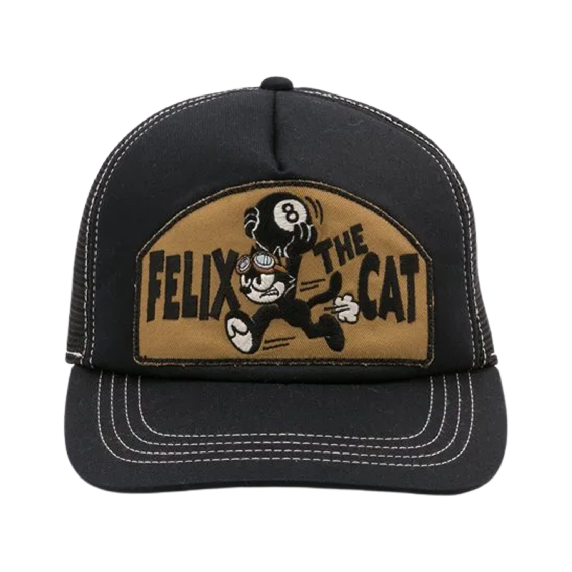 TMA2408 Toys McCoy Mesh Cap Felix The Cat 8 Ball Black