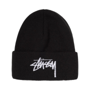 Stussy Big Stock Cuff Beanie Black