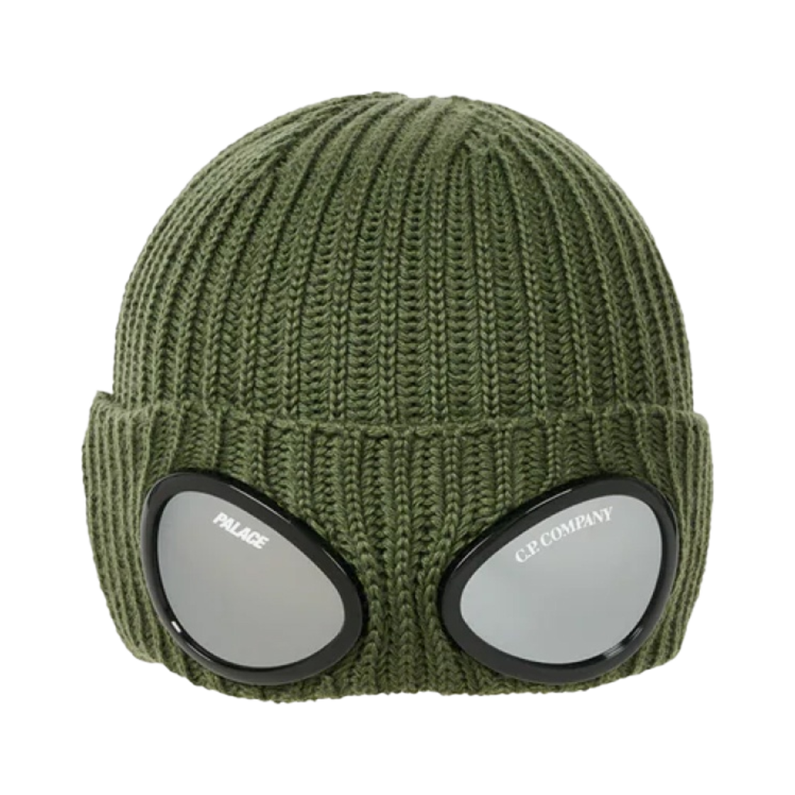 팔라스 x C.P. 컴퍼니 피크 고글 비니 올리브 - 23FW | Palace | KREAM