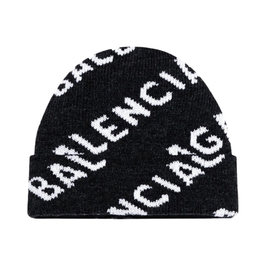 발렌시아가 올오버 로고 햇 블랙(Balenciaga Allover Logo Hat Black) - 1