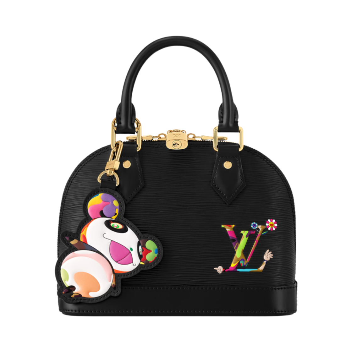 루이비통 x 무라카미 타카시 알마 BB 에피 블랙(Louis Vuitton x Murakami Takashi Alma BB Epi Black)
