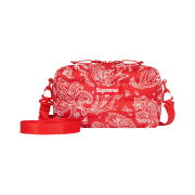 Supreme Puffer Side Bag Red Paisley - 22FW