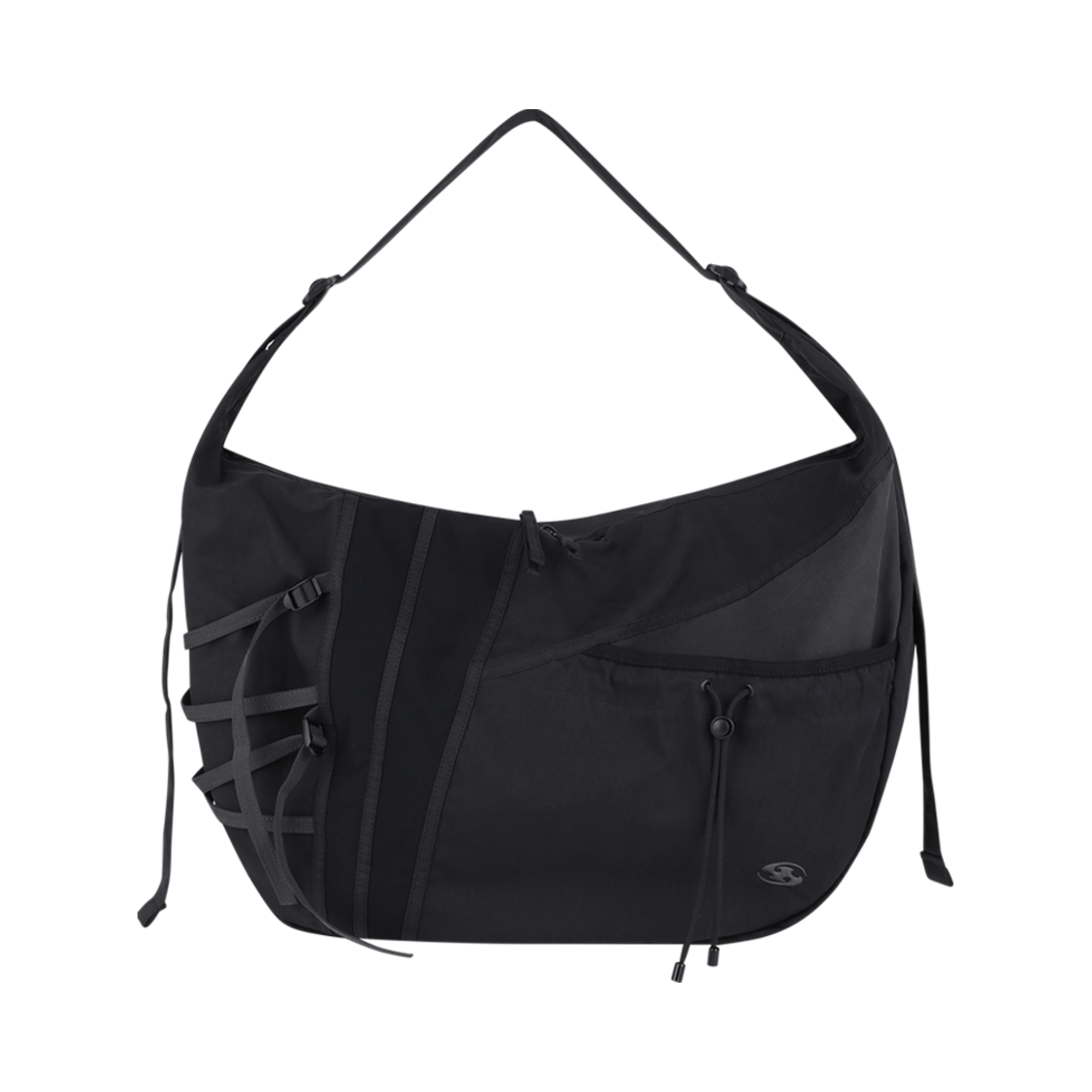 산산기어 크로스 바디백 블랙(Sansan Gear Cross Body Bag Black)