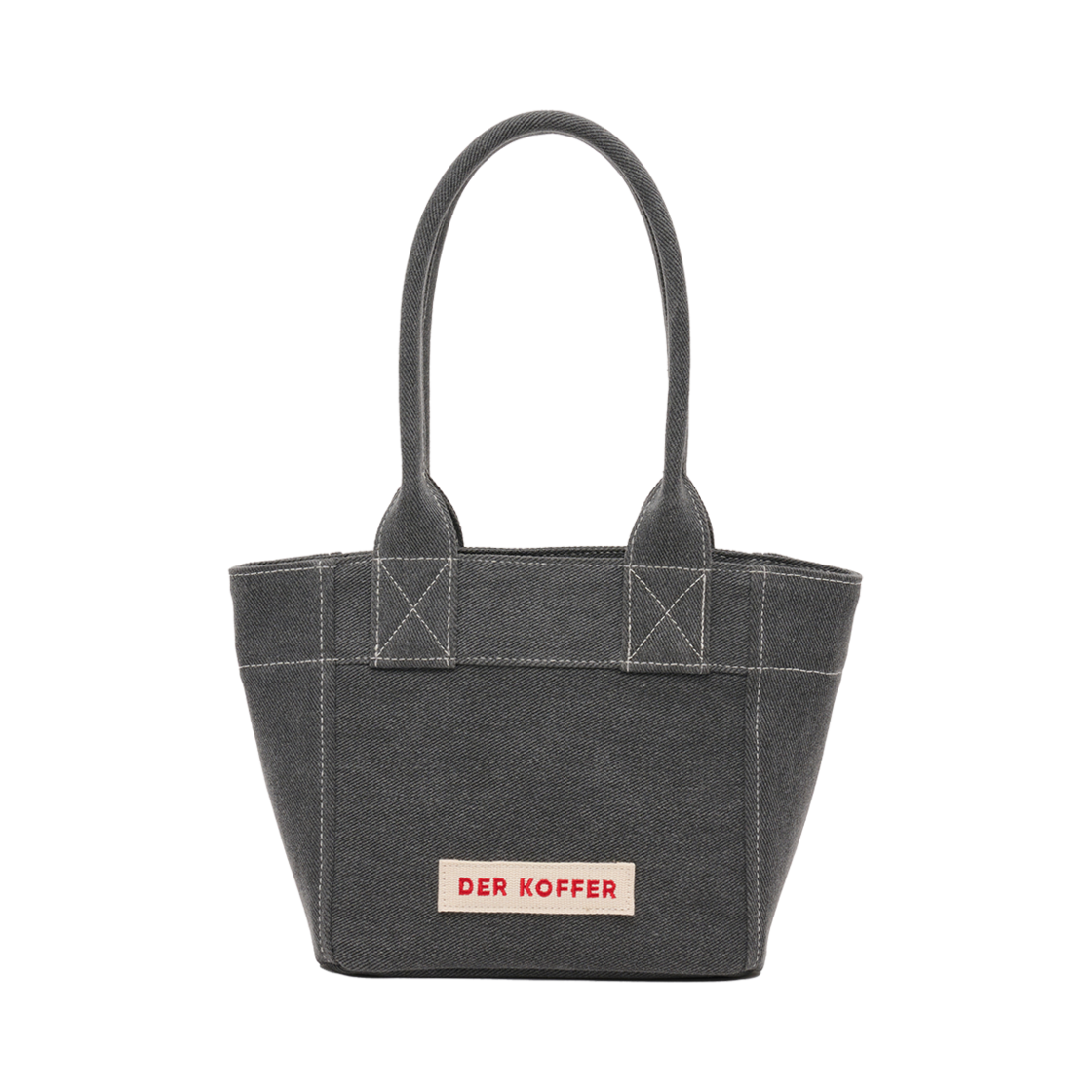 2512011006 Der Koffer Shopper Vintage Mini Charcoal