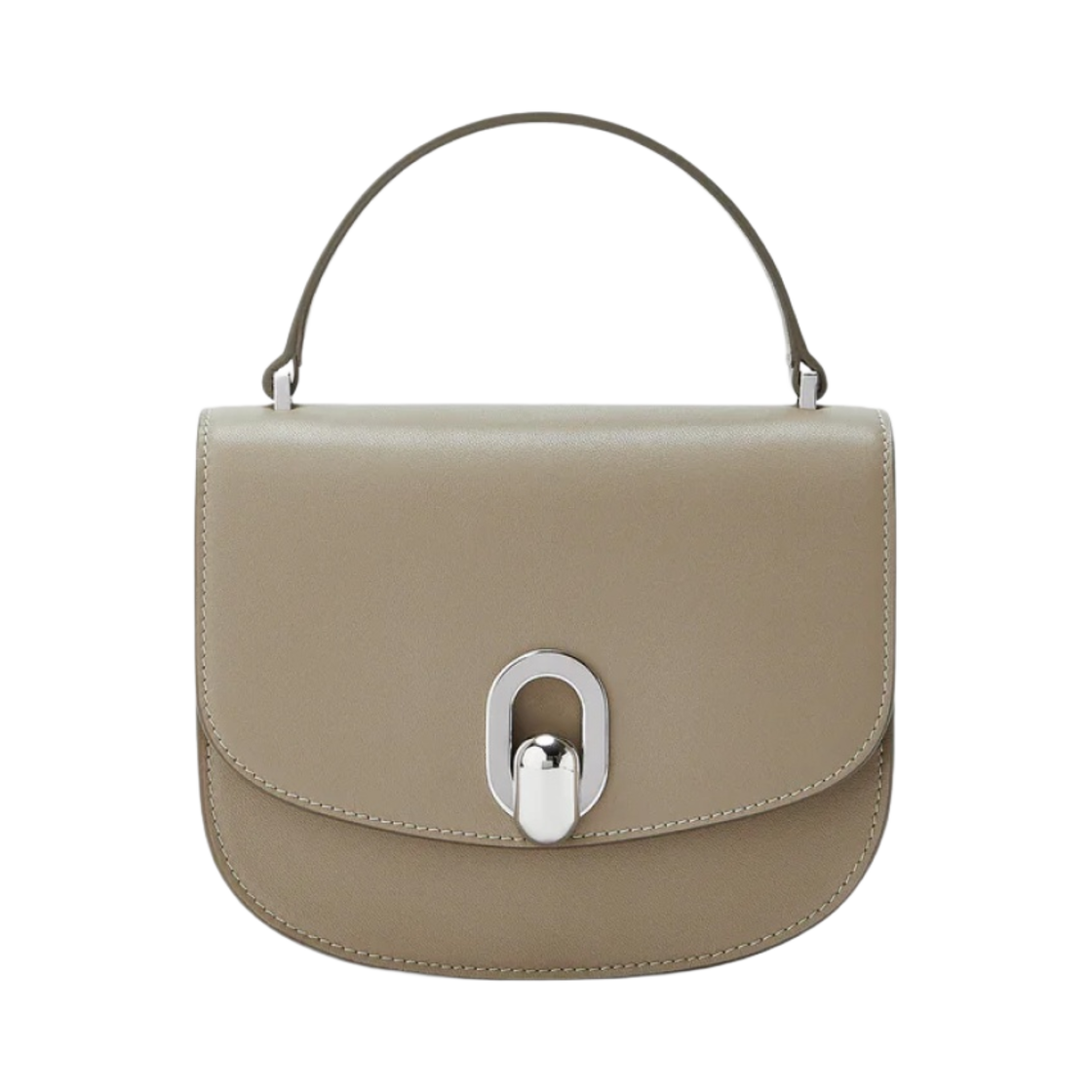 사베트 미니 톤도 카프스킨 레더 클레이(Savette Mini Tondo in Calfskin Leather Clay) - 1