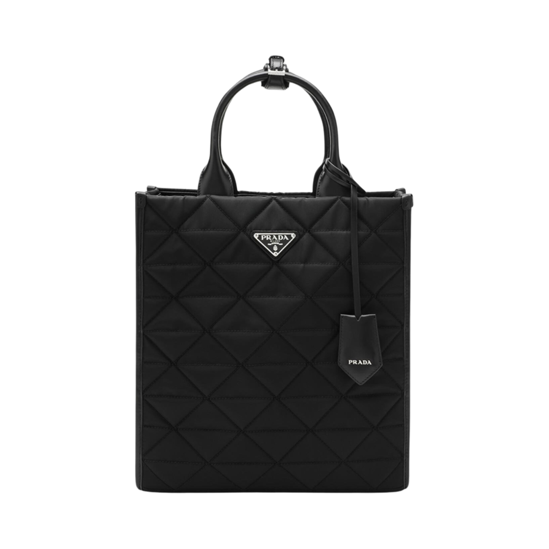 1BA391-2CNY-F0002 Prada Re-Nylon Tote Bag Black