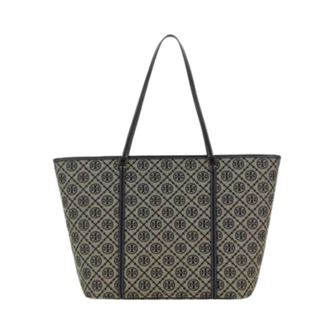 166416-405 Tory Burch T Monogram Tote Bag Tory Navy