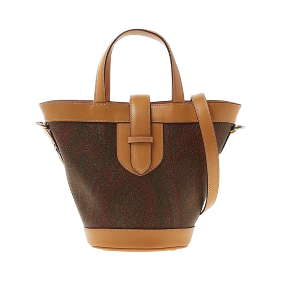 0N6458010600 Etro Paisley Tote Bag Brown